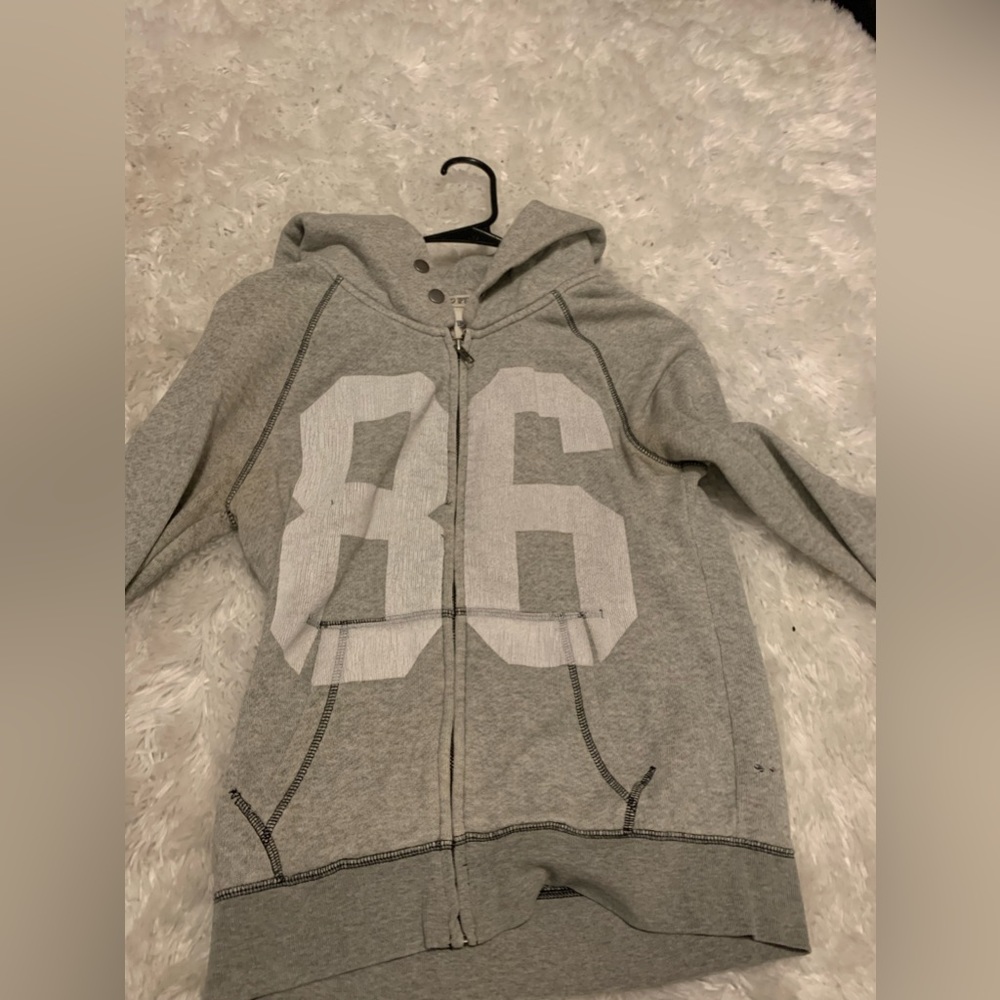 Victoria’s Secret gray zip up hoodie